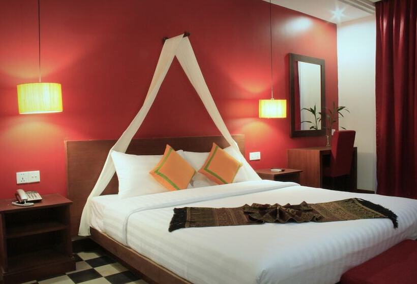 バルコニー付きデラックスルーム, Mekong Angkor Palace