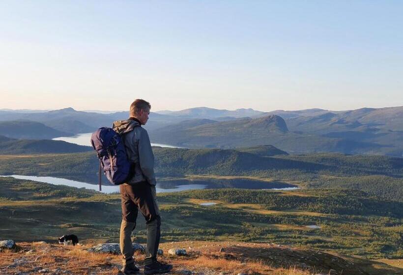 شقة غرفة واحدة مزودة بتراس, Kultsjögården Saxnäs Marsfjällen 9