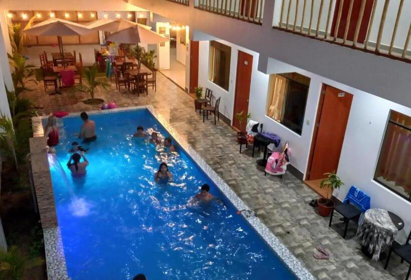Номер Стандарт 2 Двуспальные Кровати, Hospedaje Ola Marina