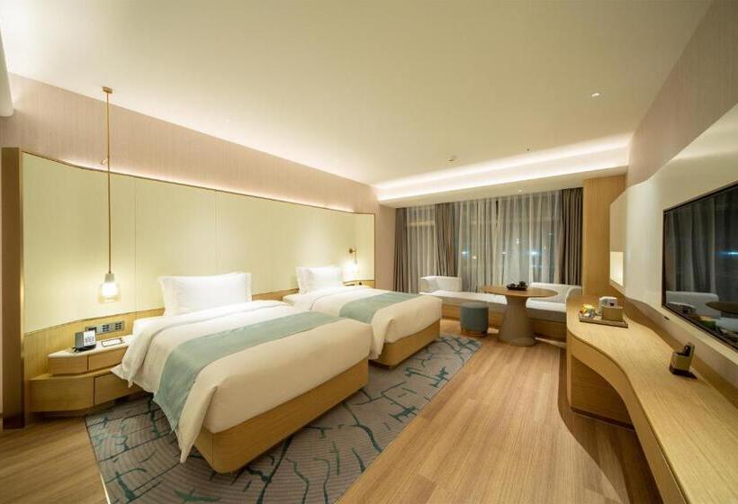 غرفة سوبيريور مطلّة علي الحديقة, Wyndham Garden Jinjiang