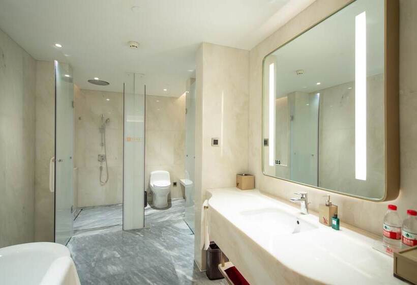 غرفة ديلوكس مطلّة علي الحديقة, Wyndham Garden Jinjiang