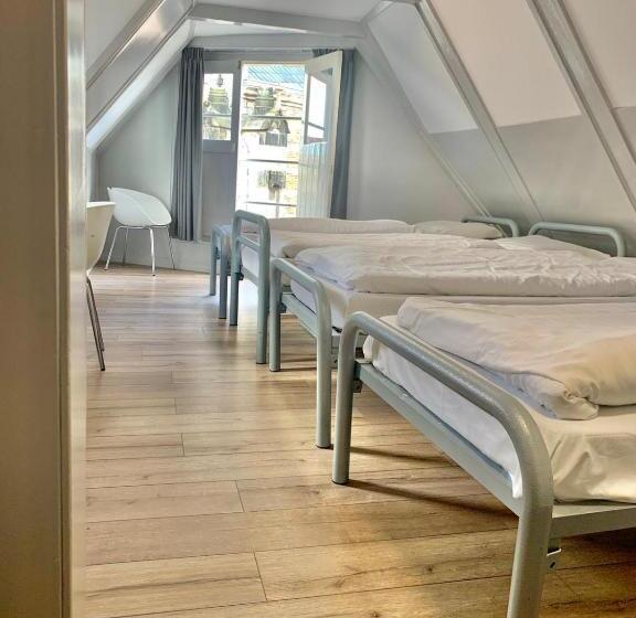 스탠다드 4인용 룸 공용 욕실, The White Tulip Hostel