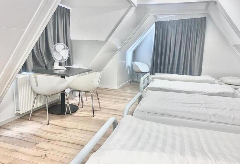 غرفة قياسية رباعية حمام مشترك, The White Tulip Hostel