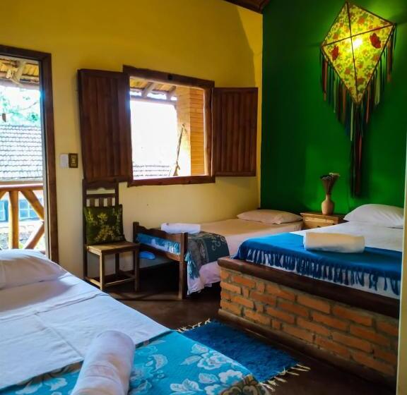 اتاق استاندارد چهار تخته, Pousada Recanto Dos Anjos