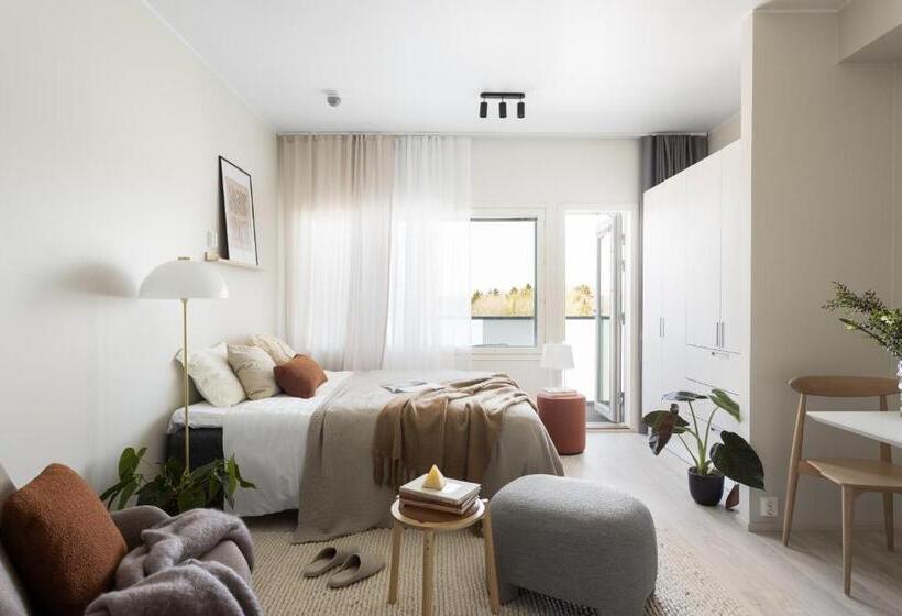 ビュー有りのスタンダードワンルーム, Noli Myyrmaki