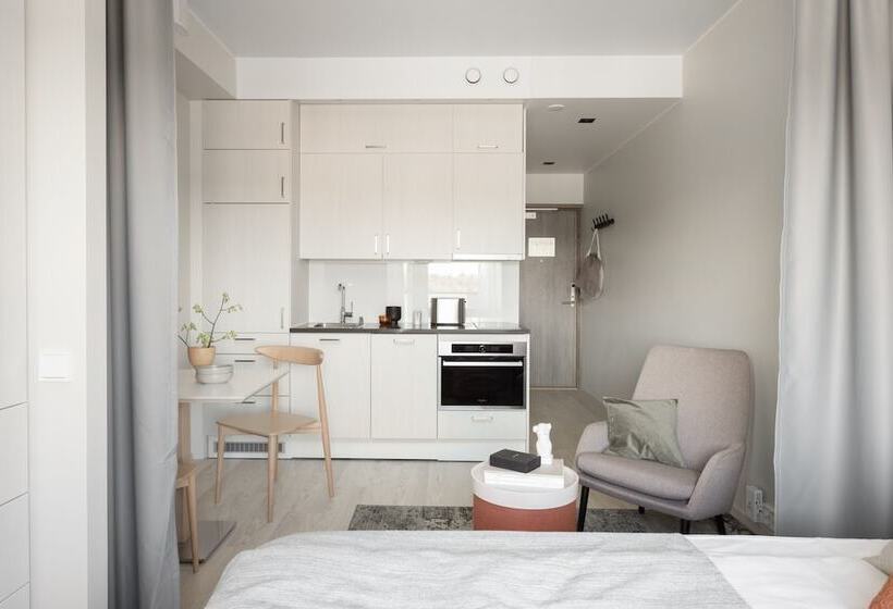 ビュー有りのスタンダードワンルーム, Noli Myyrmaki