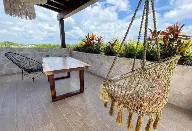 Апартаменты Пентхаус 1 Спальня, Apartment And Penthouse Blue Luxury Kukulkan Tulum