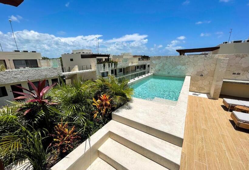 Апартаменты Пентхаус 1 Спальня, Apartment And Penthouse Blue Luxury Kukulkan Tulum