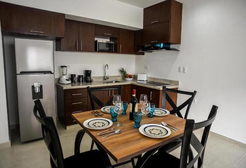 Апартаменты 1 Спальня, Apartment And Penthouse Blue Luxury Kukulkan Tulum