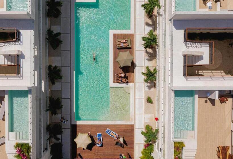 Апартаменты Пентхаус 1 Спальня, Apartment And Penthouse Blue Luxury Kukulkan Tulum