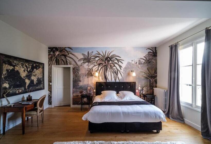 חדר דחוקס עם מיטת קינג, Aux Marquises