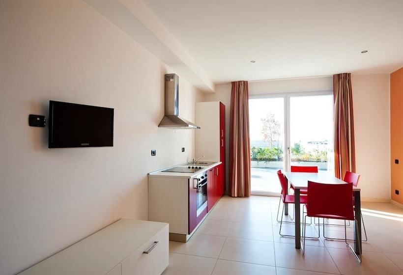 침실 2개 아파트, Unahotels Le Terrazze Treviso Hotel & Residence