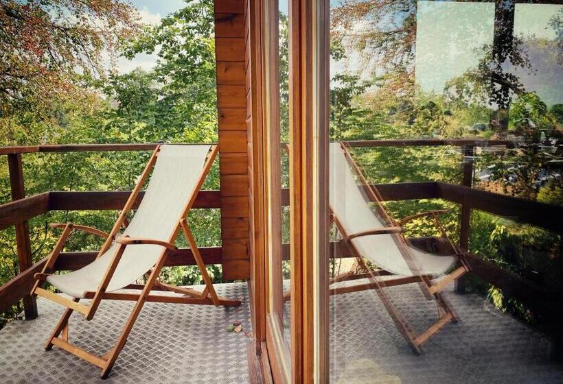 غرفة قياسية مزوَّدة بشُرفة, Nîdwazô   Ecolodge & Maison D Hôtes