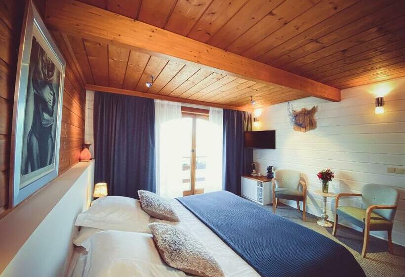 غرفة قياسية مزوَّدة بشُرفة, Nîdwazô   Ecolodge & Maison D Hôtes