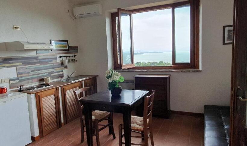 1 Bedroom Apartment Lake View, Poloturisticoumbria Rustico Con Piscina Vista Lago