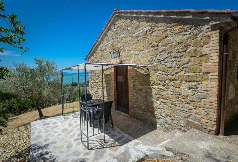 1 Bedroom Apartment Lake View, Poloturisticoumbria Rustico Con Piscina Vista Lago