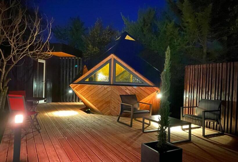 テラス付きスタンダードルーム, La Réserve De L Aube   Hébergements Insolites Luxe Et Design