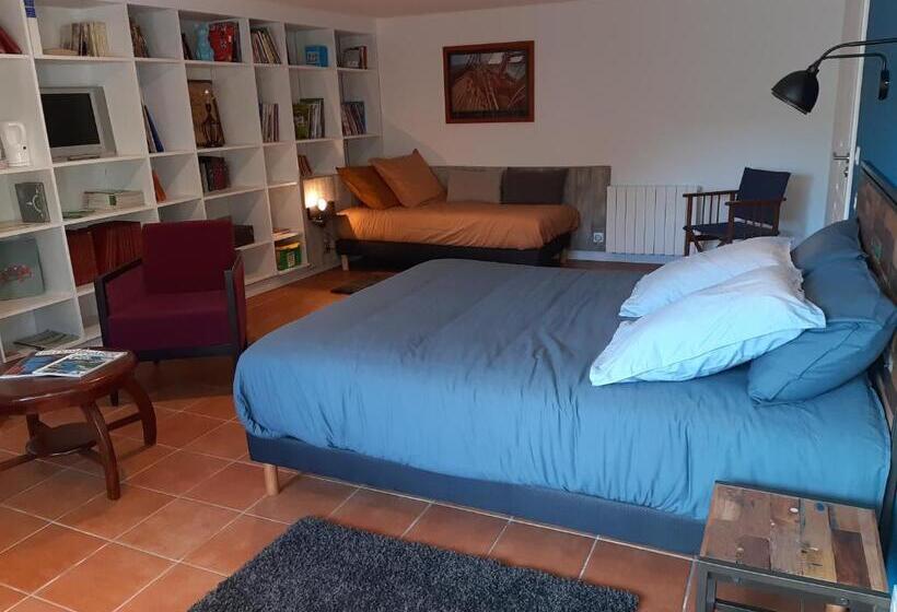 חדר משפחתי נוף לגינה, La Longère D Arzoù, Chambres D Hôtes