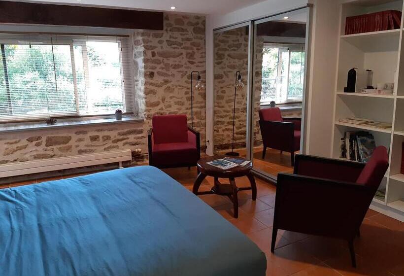 חדר משפחתי נוף לגינה, La Longère D Arzoù, Chambres D Hôtes