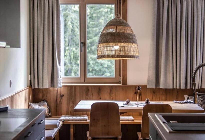 شقة ديلوكس غرفة واحدة, Berghaus Schröcken   Hotel Apartments Spa