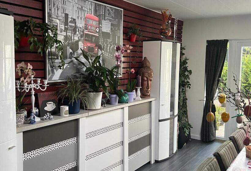 חדר דחוקס עם מיטת קינג, B&b Prachtig Allemachtig