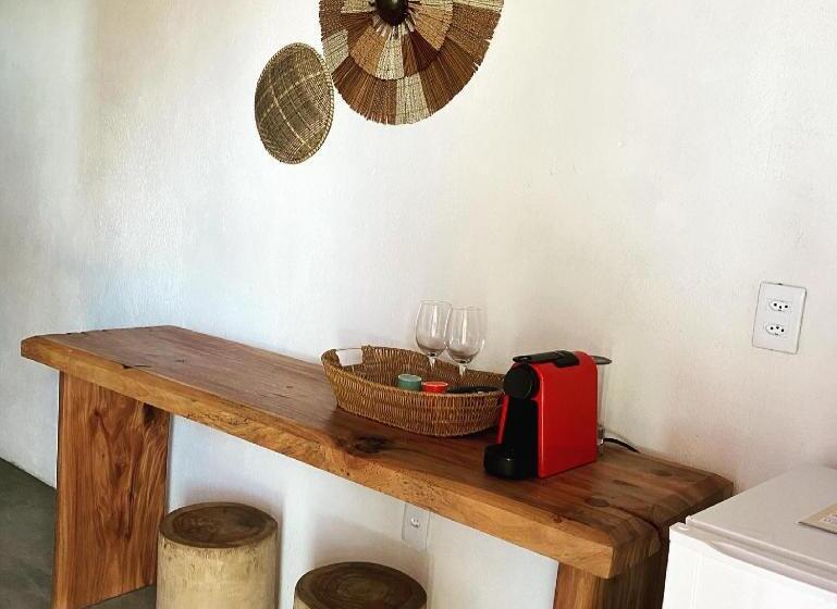 海景标准间带阳台, Villa Do Sossego   Caraíva