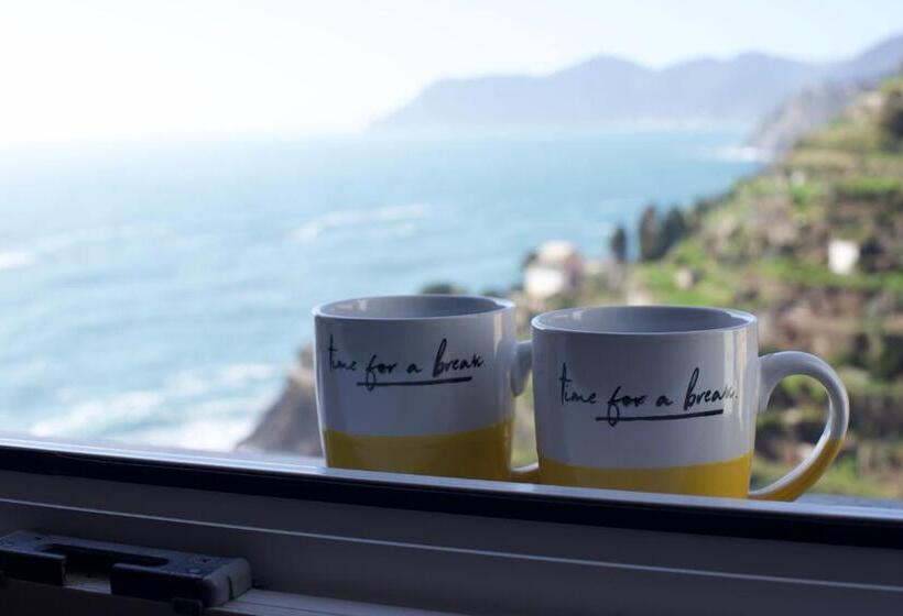 オーシャンビュースタンダードルーム, Aria Di Mare, Manarola   Camere Con Vista Mare!