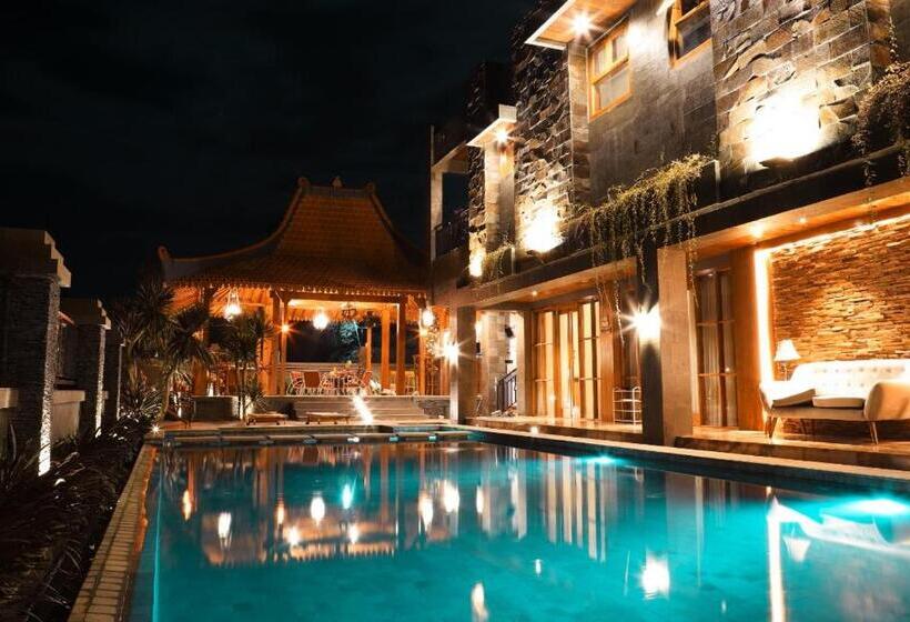 小型套房带阳台, Joglo Jawa Jepara