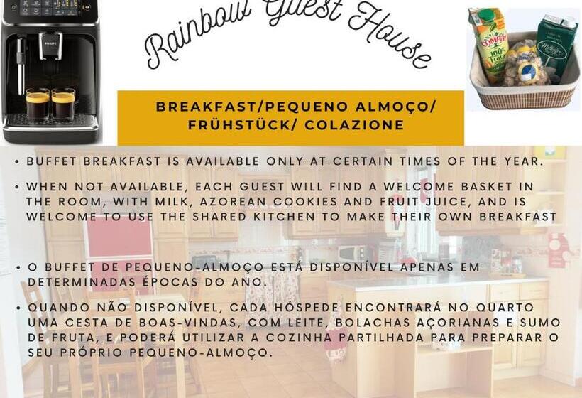 اتاق استاندارد با چشمانداز باغ, Rainbow Guest House