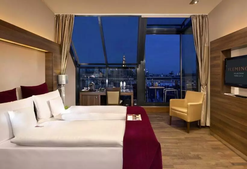 اتاق استاندارد با چشم‌انداز شهر, Flemings Selection Hotel Wien City