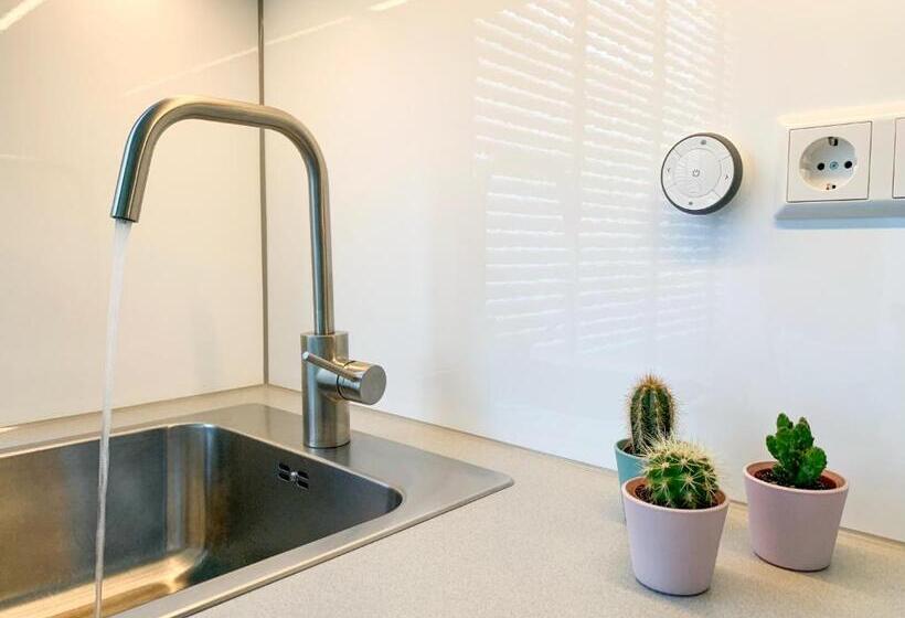 إستوديو قياسى مزودة بتراس, Escamp Apartments