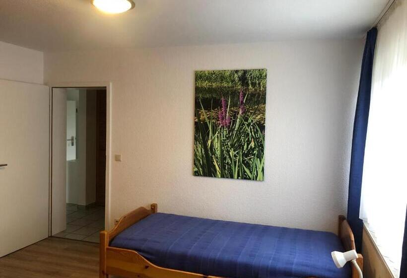 带1个卧室带花园景观的公寓, Ferienhof Kröger