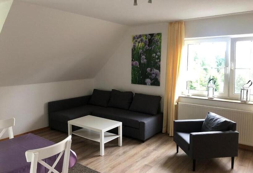 带1个卧室带花园景观的公寓, Ferienhof Kröger