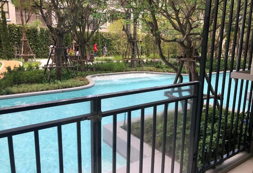 شقة غرفة واحدة مطلة على حمام السباحة, La Casita Pool Access Condo Huahin