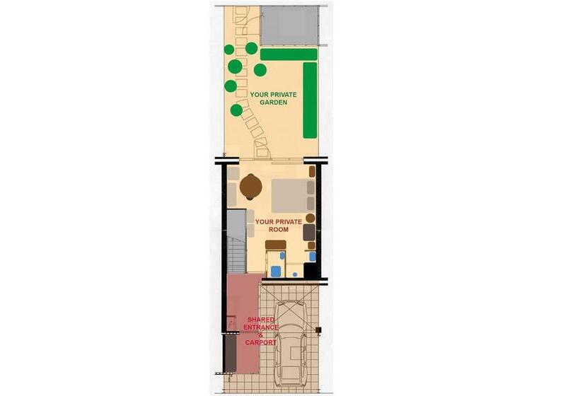 اتاق لوکس, Private Studio With Free Car Parking