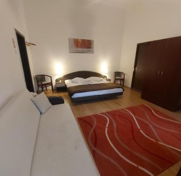 庭の見えるスタンダードトリプルルーム, Vila Micul Castel