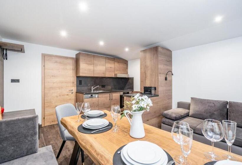 דירה בת חדר שינה 1 עם נוף, Bergappartements Pröll