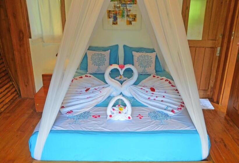 بنجلو قياسى مطلّ علي الحديقة, Lagoona Beach Bungalows   Eco Stay