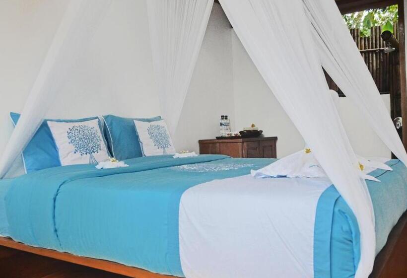 غرفة عائلية مطلّة علي الحديقة, Lagoona Beach Bungalows   Eco Stay