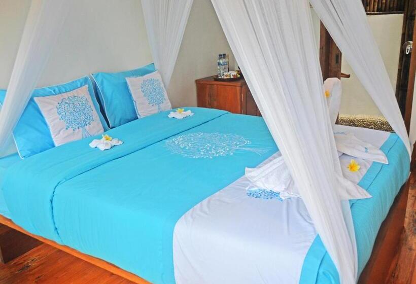 غرفة عائلية مطلّة علي الحديقة, Lagoona Beach Bungalows   Eco Stay