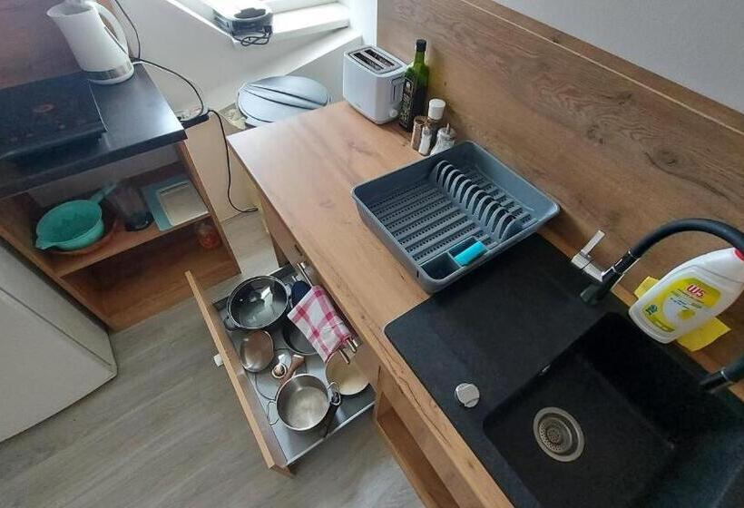 バス共有のスタンダードルーム, Apartmány Podlavice