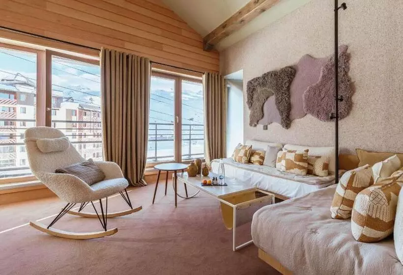 Sviitti, Altapura Hôtel & Spa Val Thorens
