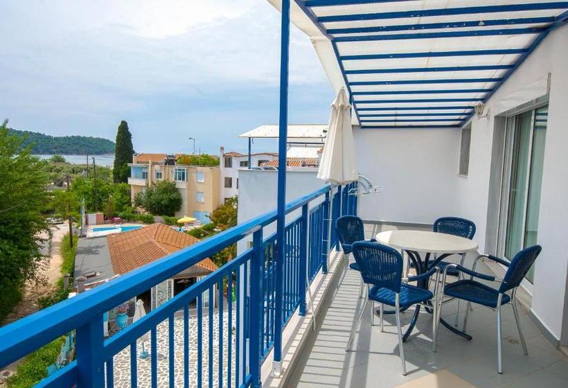 Апартаменты 1 Спальня Вид на Море, Marialena