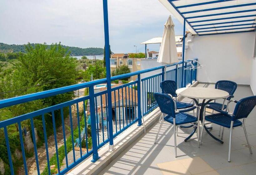 Апартаменты 1 Спальня Вид на Море, Marialena