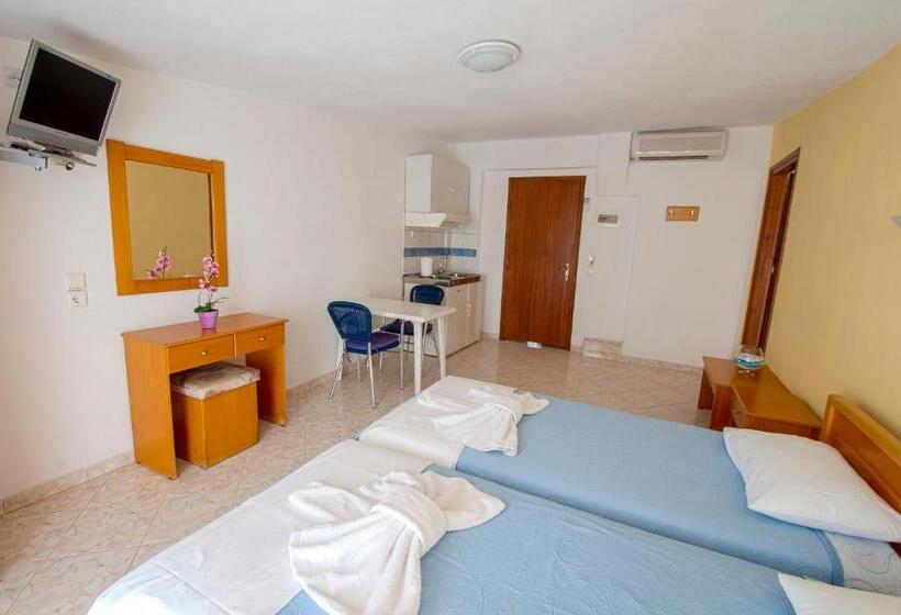 Апартаменты 1 Спальня Вид на Море, Marialena