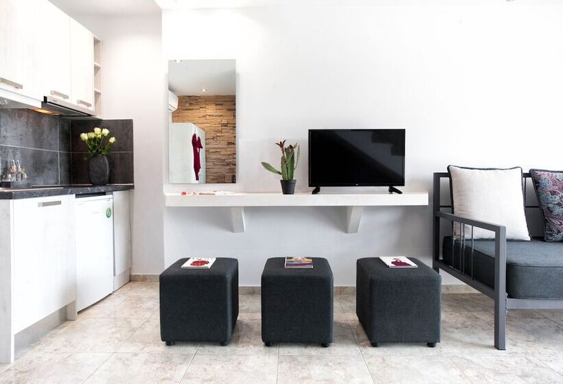 شقة سوبيريور غرفة نوم واحدة مطلّة علي البحر, Poseidon Villas