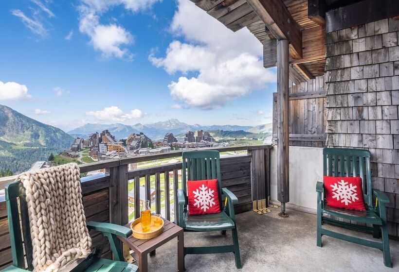 شقة غرفتين نوم مزودة بشُرفة, Résidence Pierre & Vacances Atria Crozats