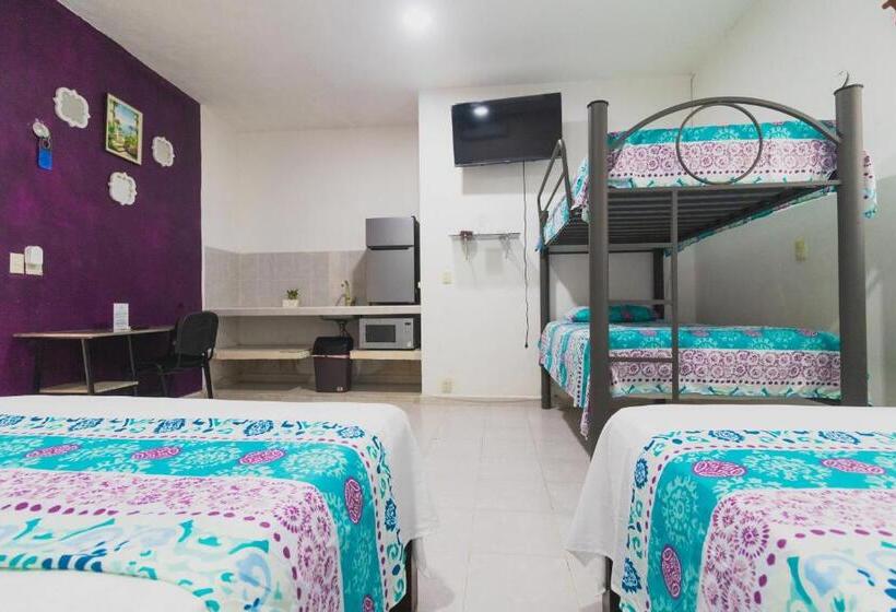 חדר משפחתי דלוקס, Zayali Bacalar Guest House