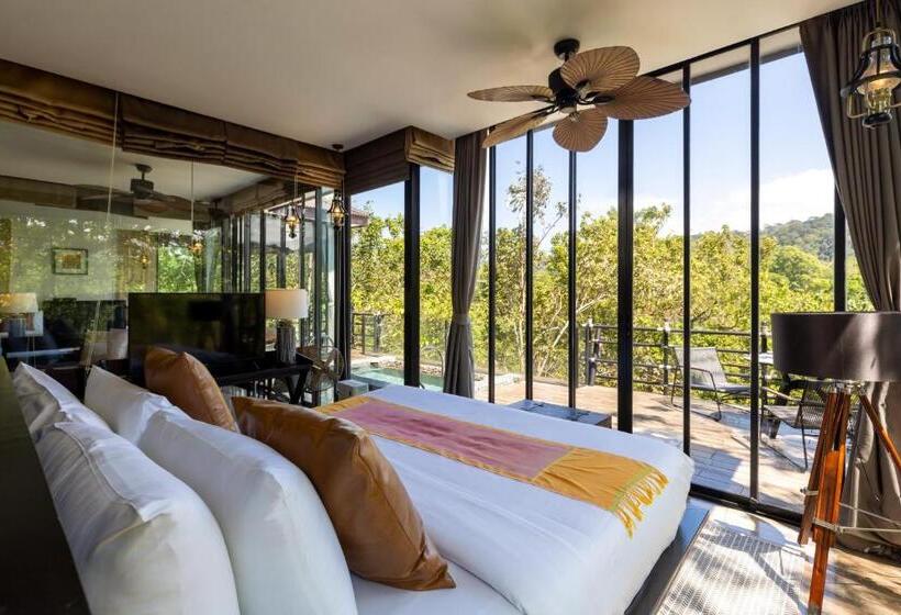 וילה בת 2 חדרי שינה, Kachonghills Tented Resort Trang