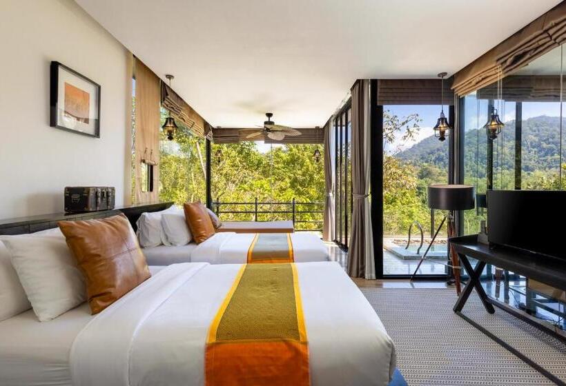 침실 2개 빌라, Kachonghills Tented Resort Trang
